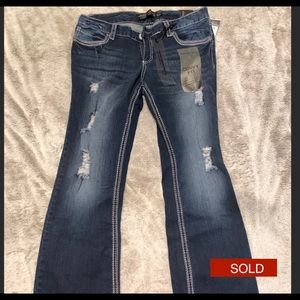 NWT Premiere Slim Boot Cut Denim Jeans